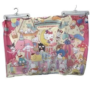 Sanrio Hello Kitty Tapestry Wall Hanging 45th Anniversary Backdrop Kuromi Melody